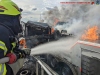 Brand - mehrere LKW, Personen in Gefahr, A3 Richtung Würzburg, 22.03.2023